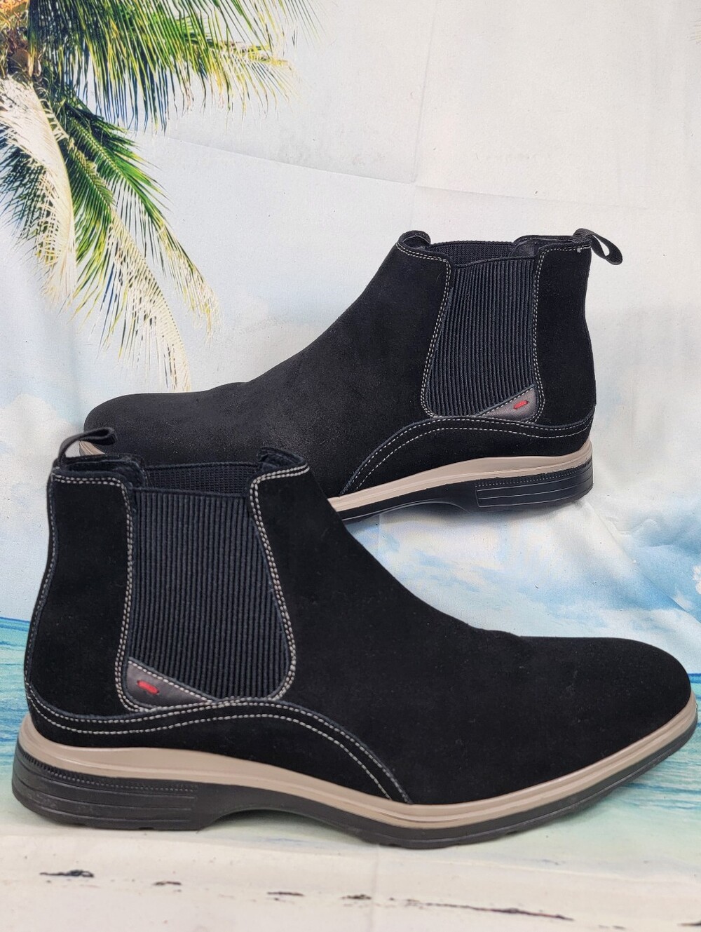 STACY ADAMS Tigran Leather Chelsea Mens 9.5